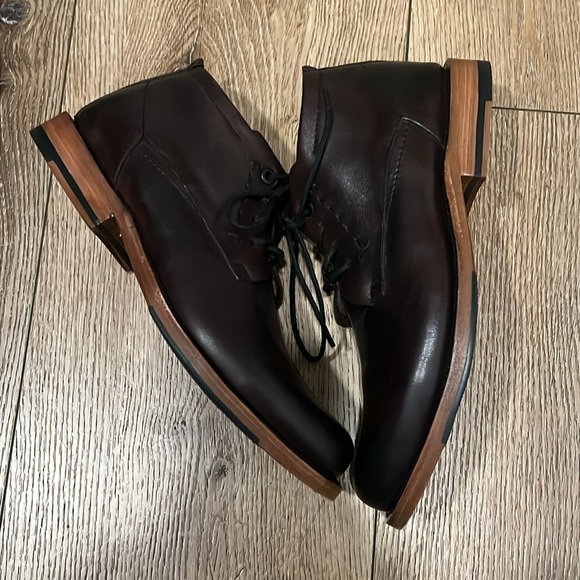 Seal of the Sutro Lee Dark Brown Chukka Boots Size 7.5 - Picture 5 of 11